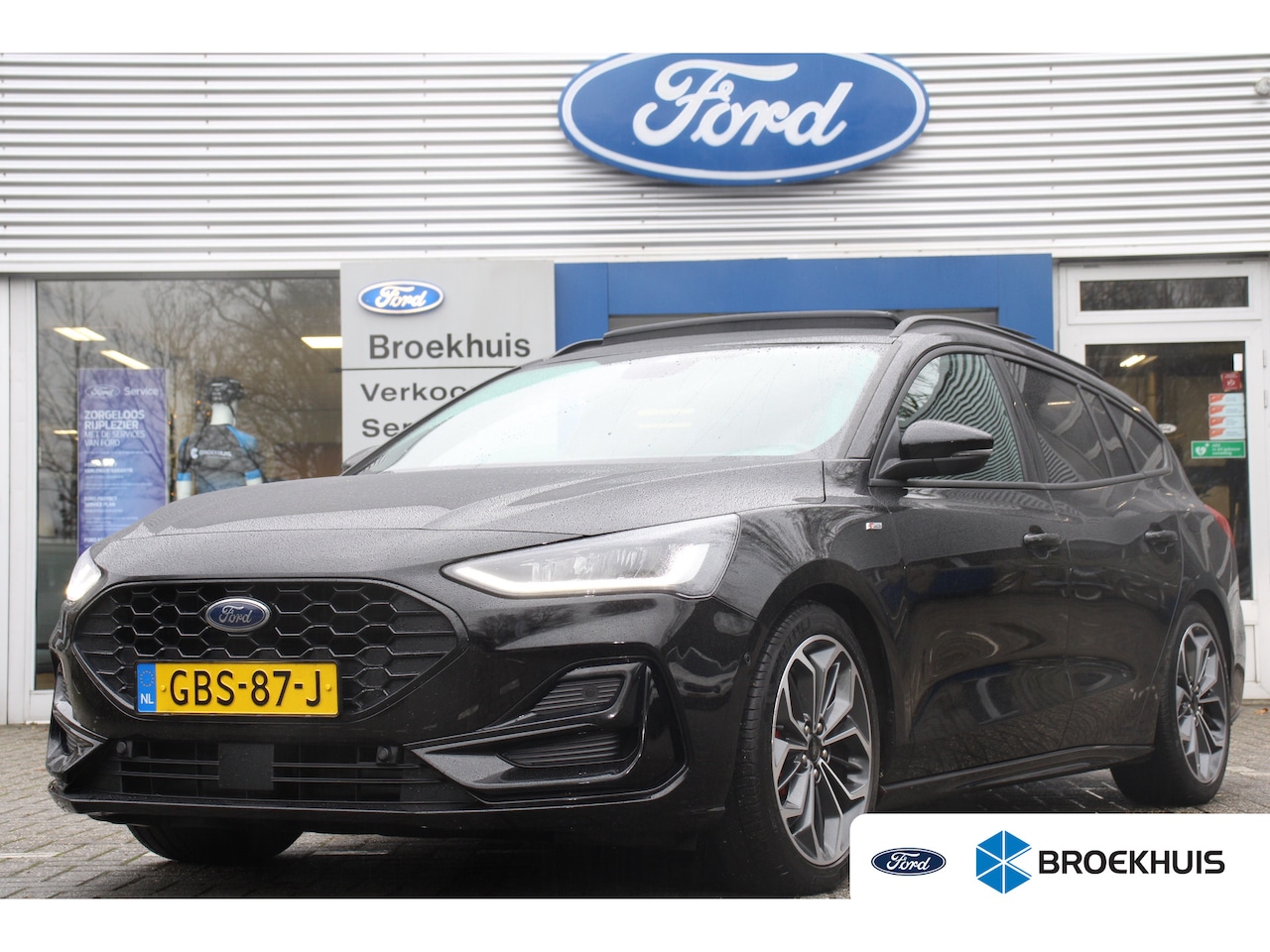 Ford Focus Wagon - 1.0EB HYBRID 155PK ST-LINE X AUTOMAAT | NL-AUTO! | 1 EIGENAAR! | DEALER OH! | PANODAK | AD - AutoWereld.nl