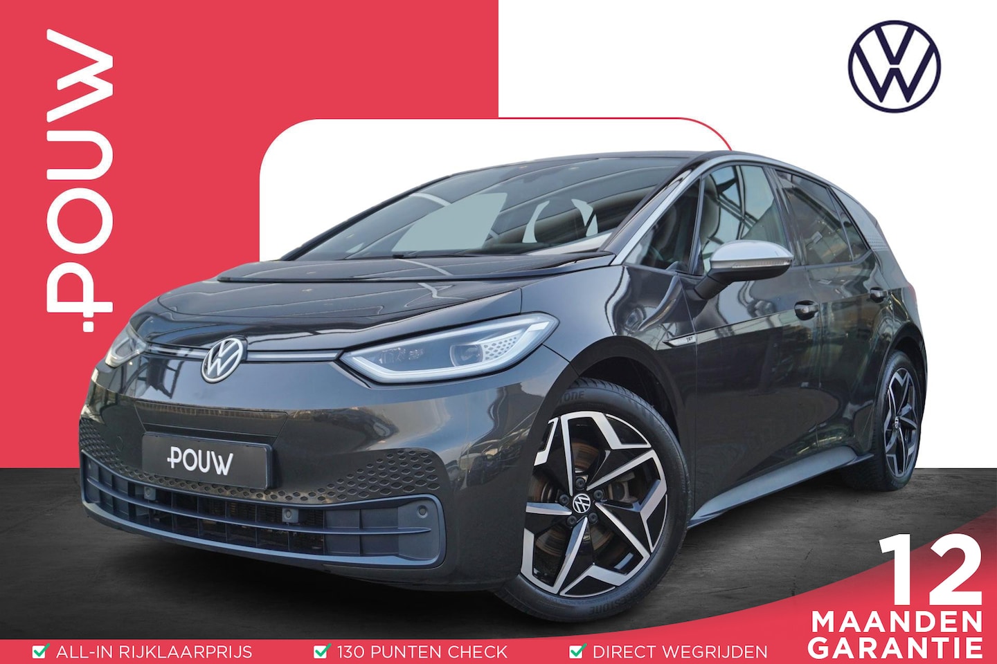 Volkswagen ID.3 - 204pk First Plus 58 kWh | SoH 93 % | Achteruitrijcamera | Keyless | IQ Light - AutoWereld.nl