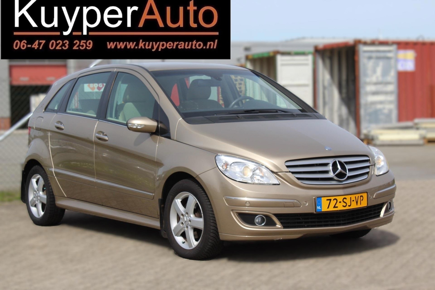 Mercedes-Benz B-klasse - 200 nette automaat half leder airco parkeersensoren - AutoWereld.nl