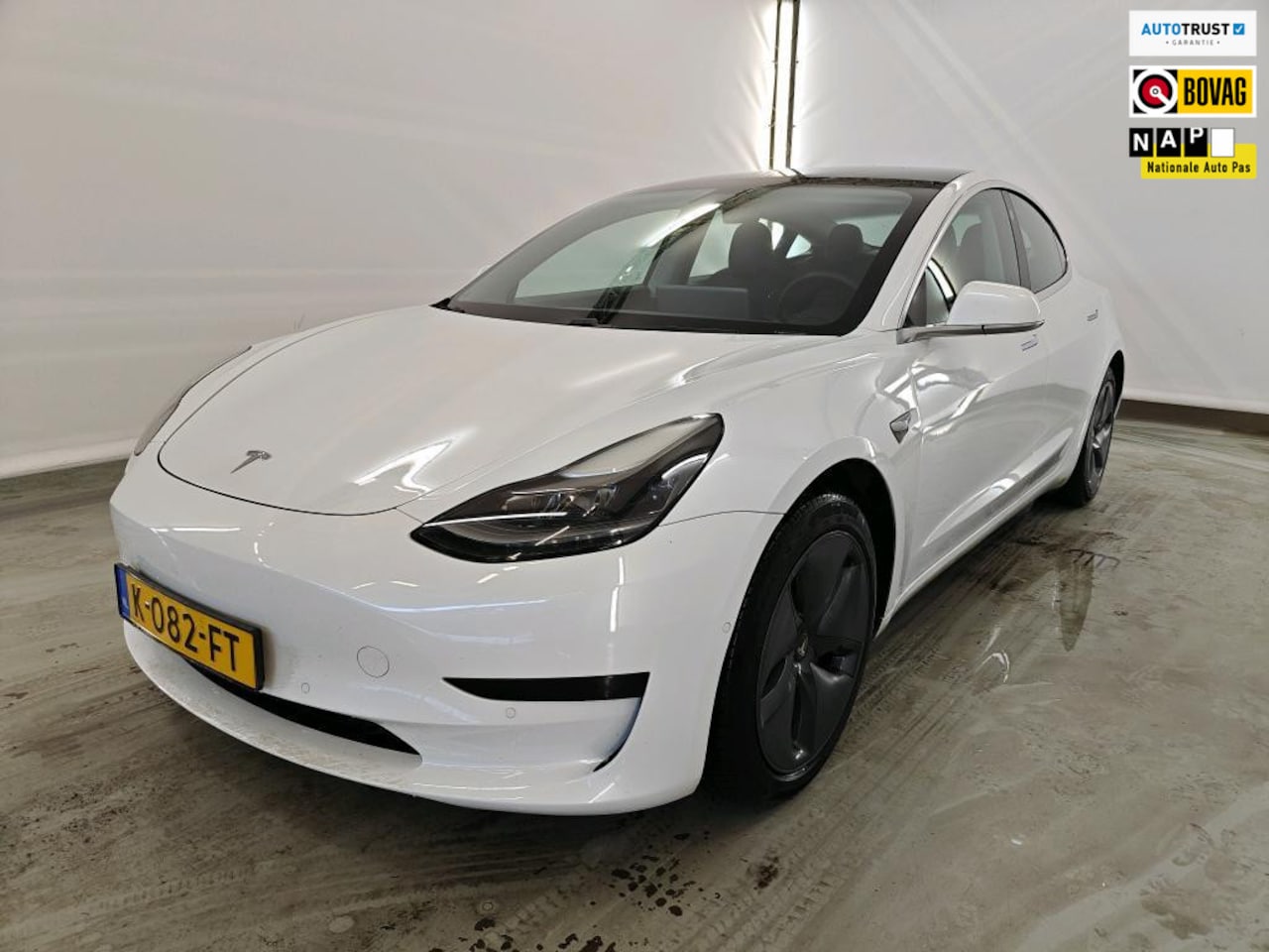 Tesla Model 3 - Standard RWD Plus 60 kWh SOH 91% |1E EIG|DEALEROND|CAMERA|PANO|LEDER|STOELVRM - AutoWereld.nl