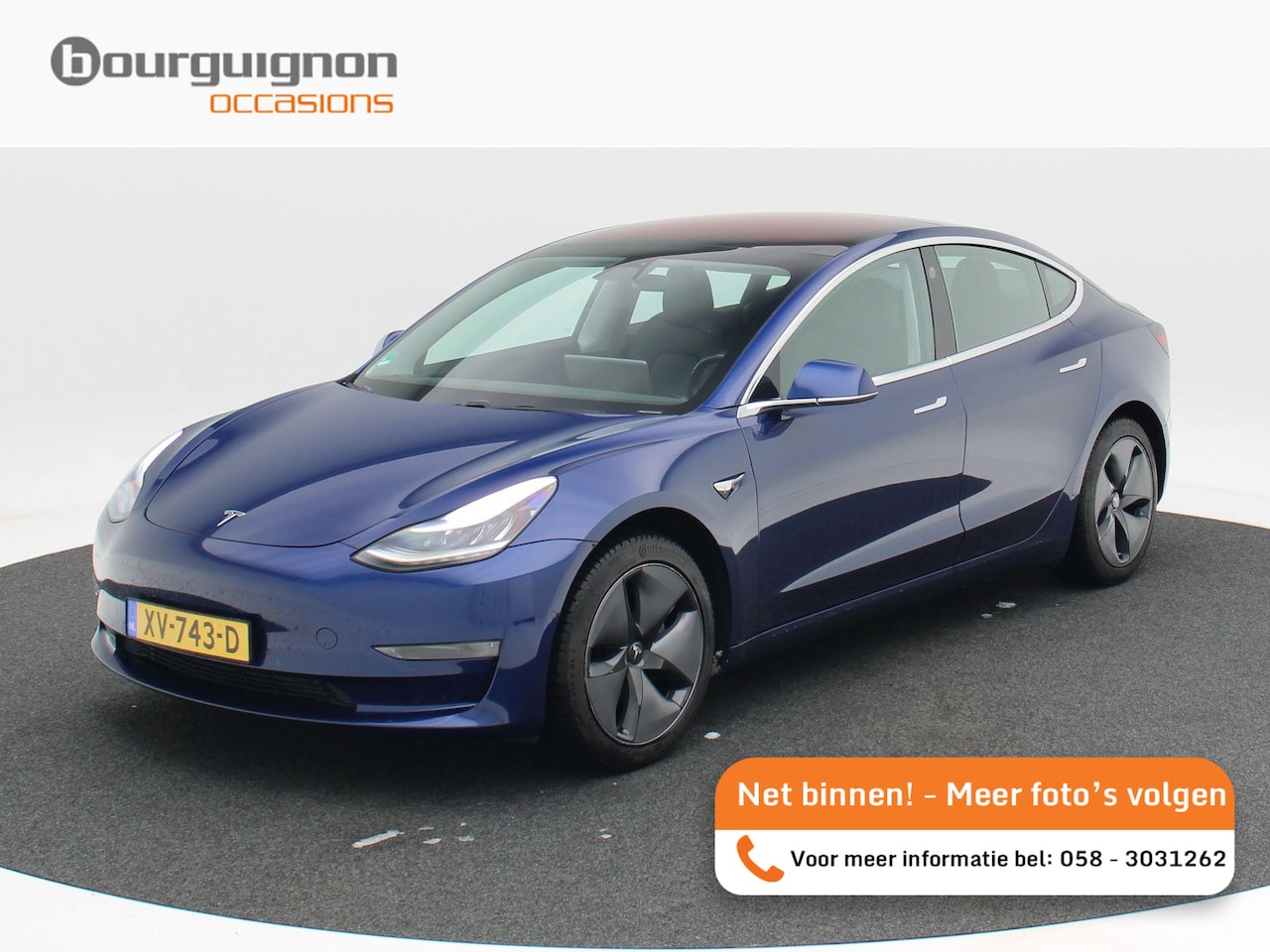 Tesla Model 3 - Long Range RWD Long Range AWD 75 kWh | Autopilot | Panoramadak | 360 Camera | Stoelverwarming | Trekhaak - AutoWereld.nl