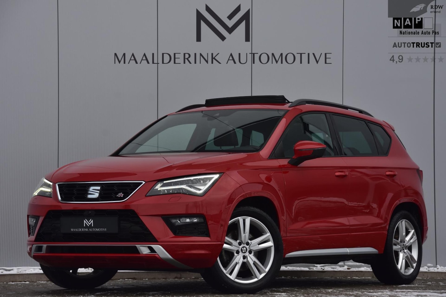 SEAT Ateca - 1.4 EcoTSI DSG FR 4DRIVE Panodak, 360Cam, Keyless, Stoelverwarming, Led - AutoWereld.nl