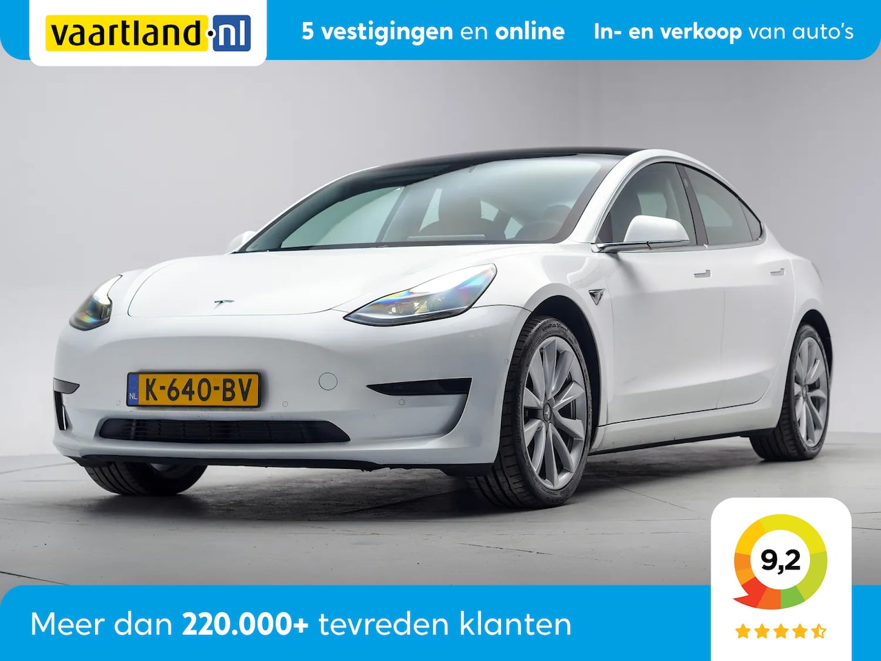 Tesla Model 3 - Standard RWD Plus 60 kWh [ Panoramadak Camera Adapt.cruise ] - AutoWereld.nl
