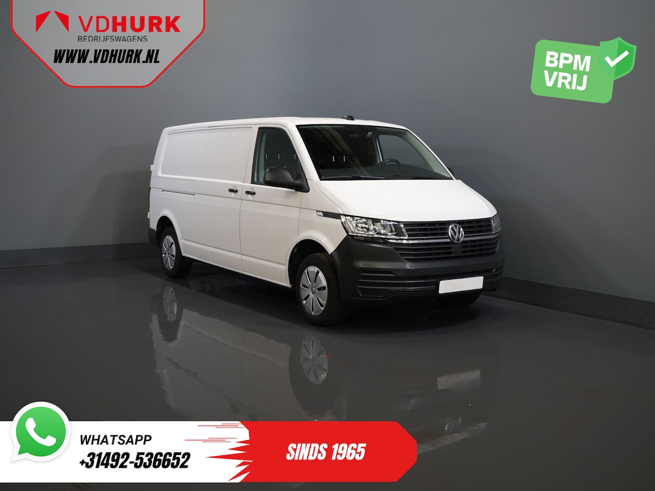 Volkswagen Transporter - 2.0 TDI 150 pk DSG Aut. L2 Carplay/ 2x Schuifdeur/ Stoelverw./ Airco/ Cruise/ PDC V+A/ Tre - AutoWereld.nl