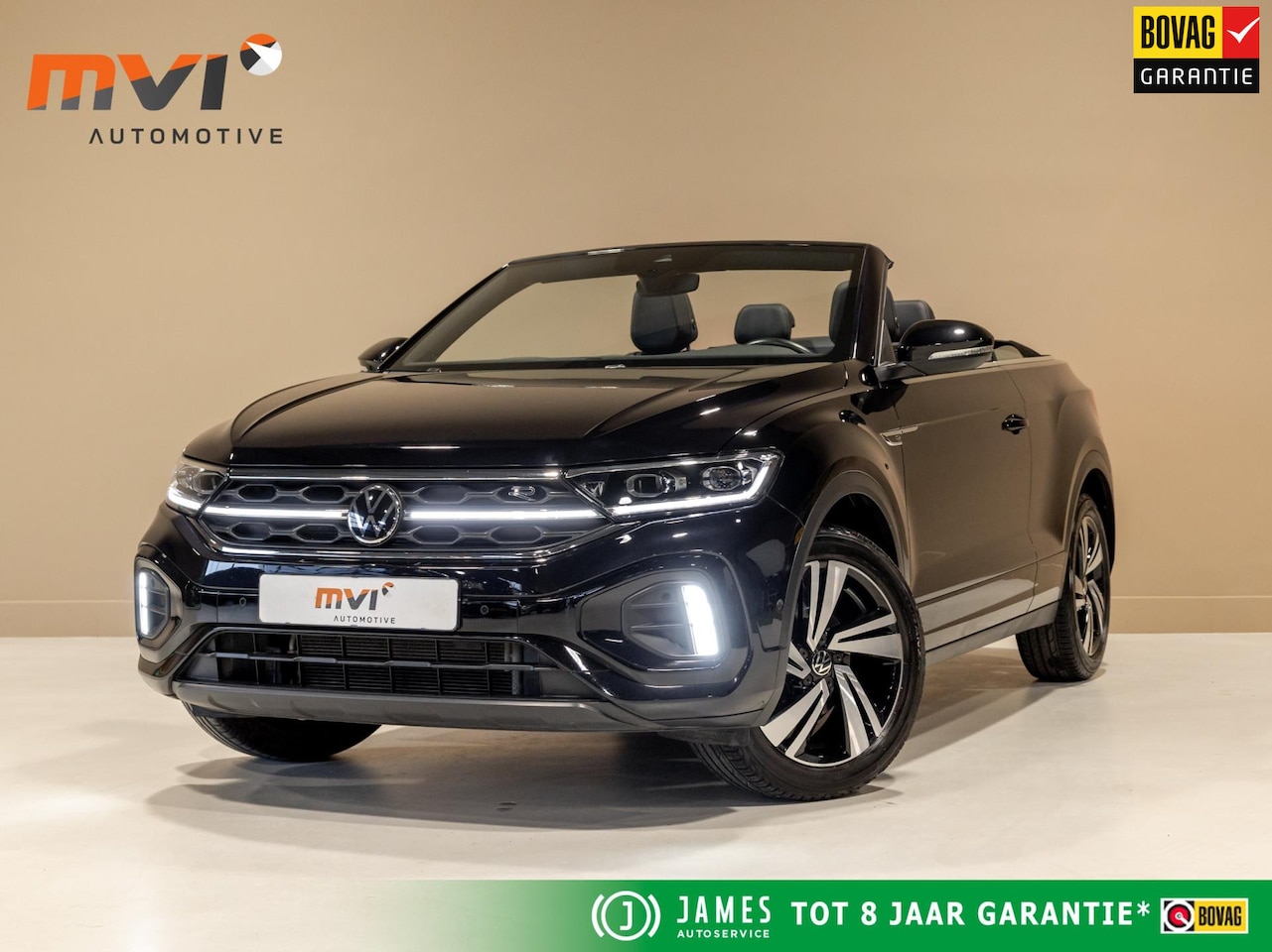 Volkswagen T-Roc Cabrio - 1.5 TSI R-Line / 150pk / Leder / Stoelverwarming / Achteruitrij camera / - AutoWereld.nl