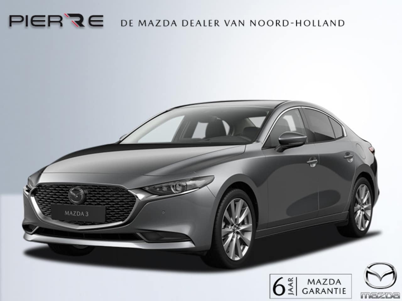 Mazda 3 - 2.5 e-SkyActiv-G M AUTOMAAT Hybrid 140 Takumi | SEDAN NAVI | ACHTERUITRIJCAMERA | APPLE CA - AutoWereld.nl