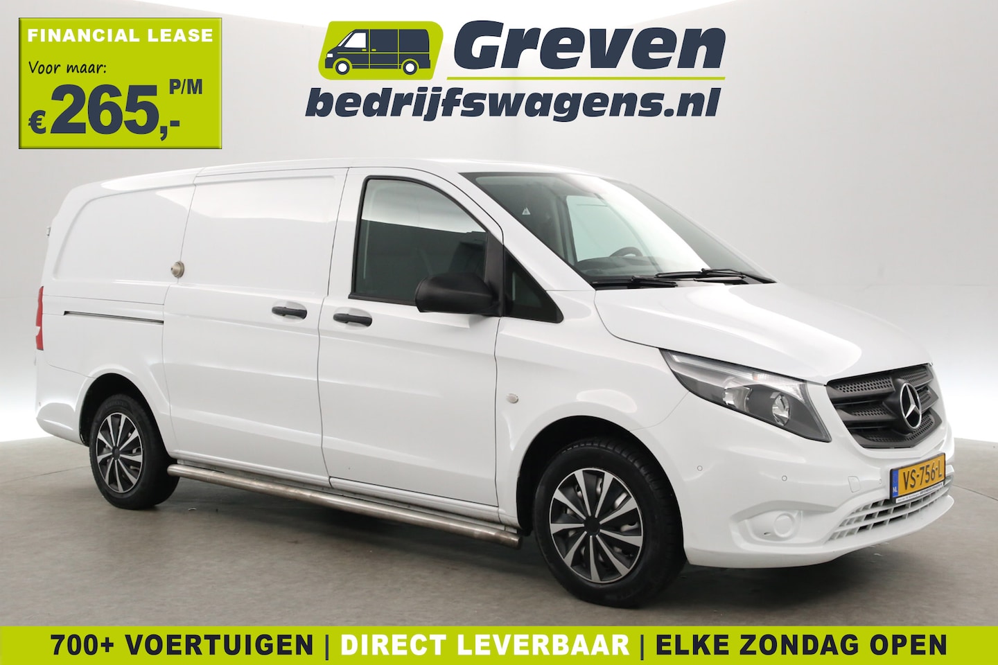 Mercedes-Benz Vito - 114 CDI Lang | MARGE | Aut. | Clima | Camera | Cruise | 3-Zits | Trekh. | Navi | Parkeerse - AutoWereld.nl
