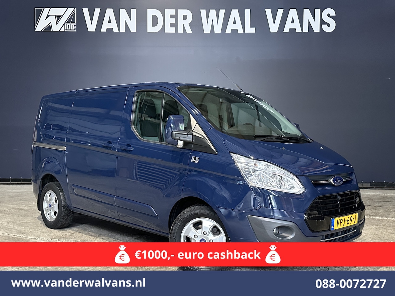 Ford Transit Custom - 2.0 TDCI 131pk Automaat L1H1 Euro6 Airco | Camera | Navigatie | Cruisecontrol 2x Zijdeur, - AutoWereld.nl