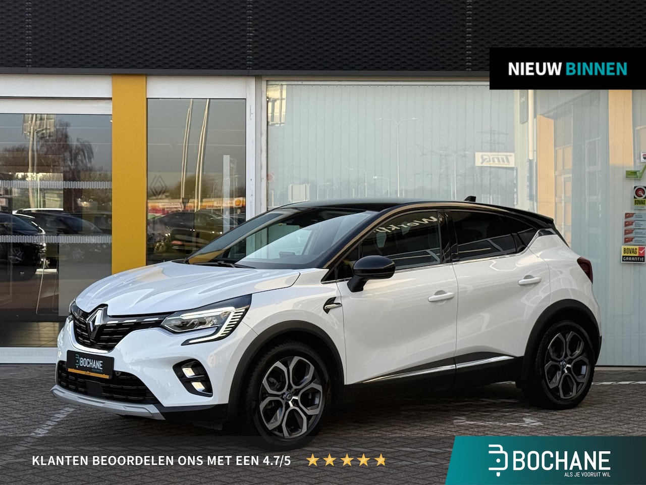 Renault Captur - 1.6 E-Tech Hybrid 145 Intens | Navigatie | Achteruitrijcamera | Climate Control | Key-less - AutoWereld.nl
