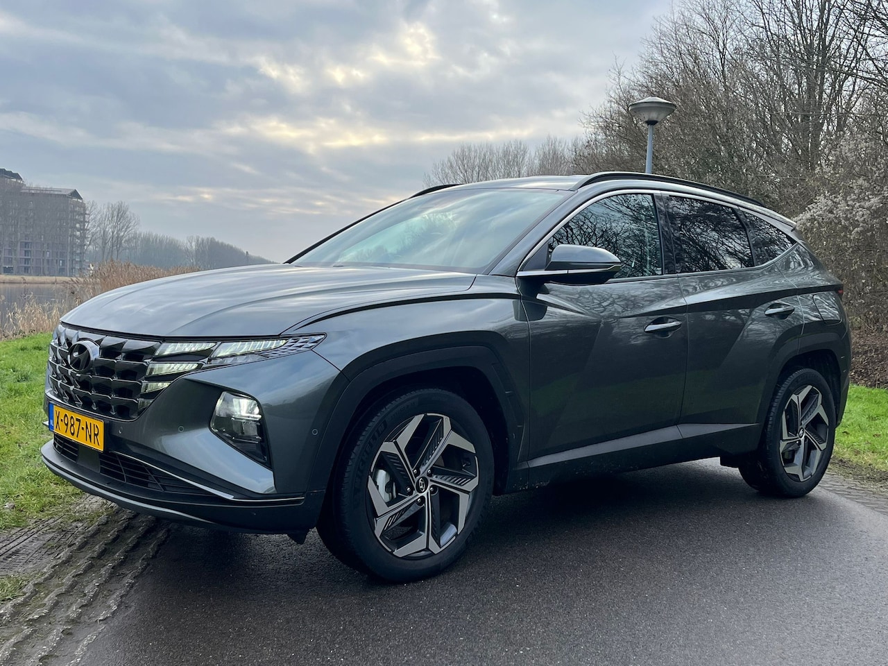 Hyundai Tucson - 1.6 T-GDI 230pk HEV Premium | Leder | Carplay | Climate | Keyless | Navigatie | Elek. Klep - AutoWereld.nl