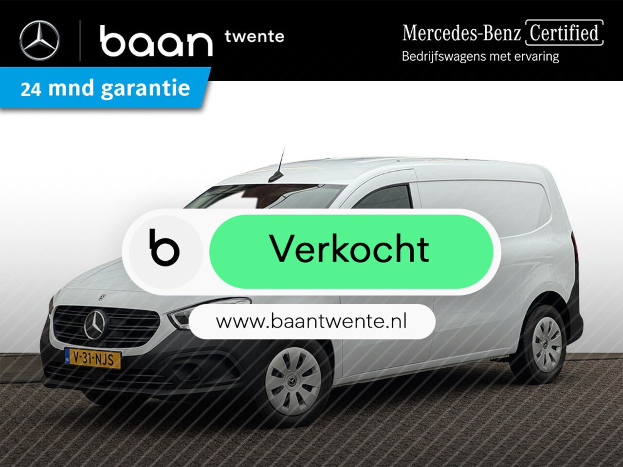 Mercedes-Benz eCitan - L2 Pro 51 kWh | 284 km WLTP | Cruise | Certified 24 mnd garantie - AutoWereld.nl