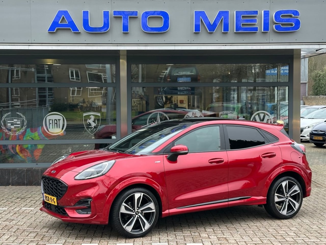 Ford Puma - 1.0 EcoBoost Hybrid ST-Line X Navi Cruise Panoramadak - AutoWereld.nl