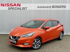 Nissan Micra - 0.9 IG-T N-Connecta Navigatie, Climate Control, Cruise Control, Bose, Dodehoek detectie, L