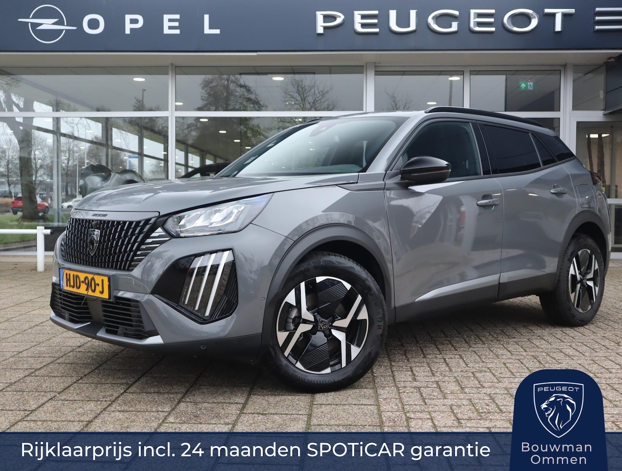 Peugeot 2008 - SUV Allure Mild Hybride 145PK e-DCS6 Automaat, Rijklaarprijs, Navigatie 360 Camera Adaptie - AutoWereld.nl
