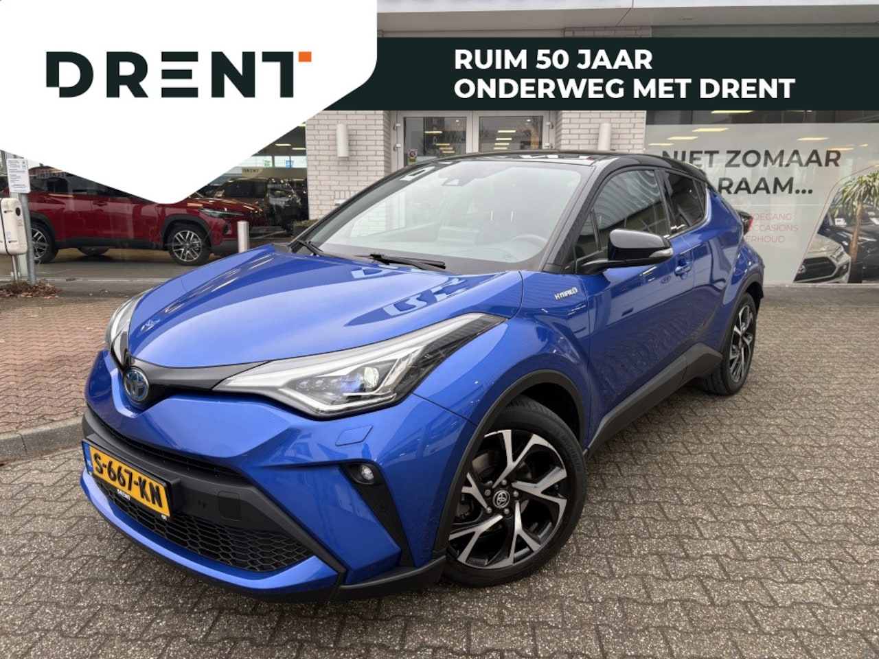 Toyota C-HR - 1.8 Hybrid Bi-Tone | Stuur+stoelverwarming | Sensoren V/A | - AutoWereld.nl