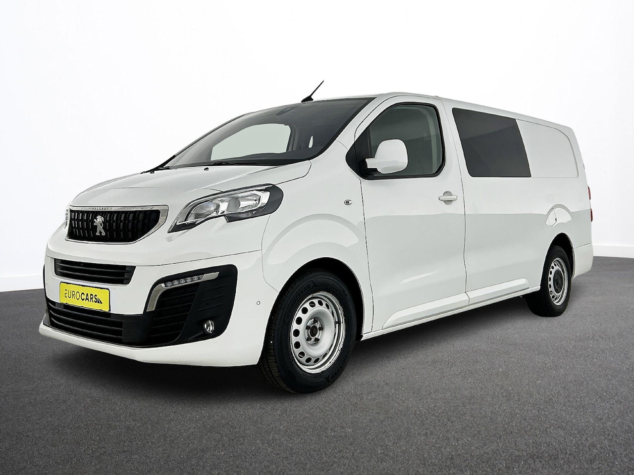 Peugeot Expert - Long Dubbele Cabine Asphalt L3 2.0 HDi 120pk Aut-8 Airco Navi Carplay Cruise Control Trekh - AutoWereld.nl