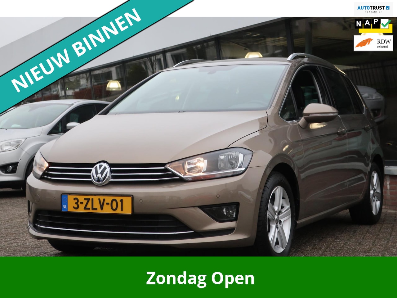 Volkswagen Golf Sportsvan - 1.4 TSI Highline 2e EIG_ECC_CRUIS_NAVI_PDC V+A_17-INCH. - AutoWereld.nl