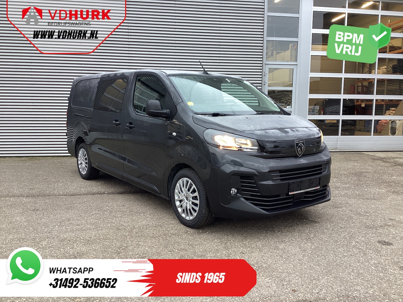 Peugeot Expert - 2.0 HDi 145 pk Aut. DC Dubbel Cabine 6 Pers./ Navi/ Carplay/ Camera/ PDC/ Cruise/ Airco - AutoWereld.nl