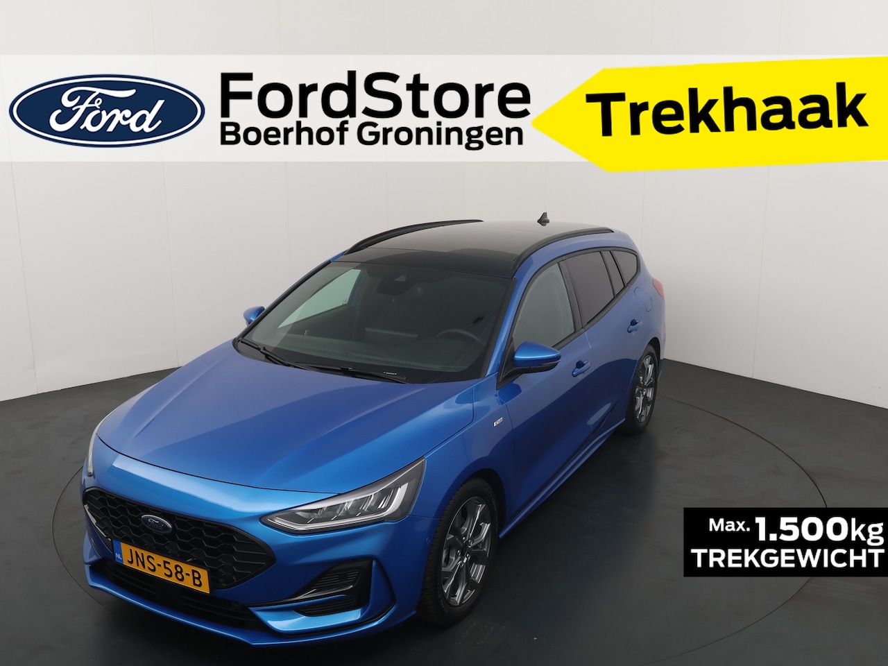 Ford Focus Wagon - ST-Line X EcoBoost Hybrid 155 pk | Pano |Trekhaak | Adapt. cruise | Winter Pack  | B&O | K - AutoWereld.nl