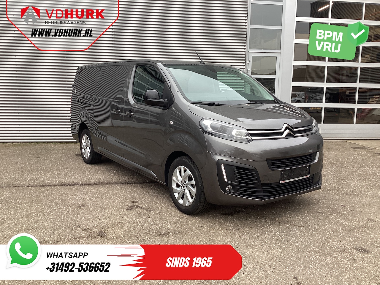 Citroën Jumpy - 2.0 HDI 180 pk Aut. L3 2x Schuifdeur/ Carplay/ Camera/ PDC/ LMV/ Cruise/ Airco - AutoWereld.nl