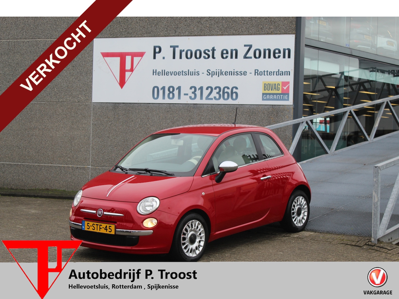 Fiat 500 - 1.0 TwinAir Airco/Licht metalen velgen - AutoWereld.nl