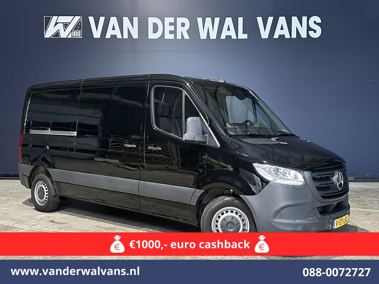 Mercedes-Benz Sprinter - 211 CDI L2H1 Euro6 Airco | Trekhaak | Bijrijdersbank | Bluetooth telefoonvoorbereiding zij - AutoWereld.nl