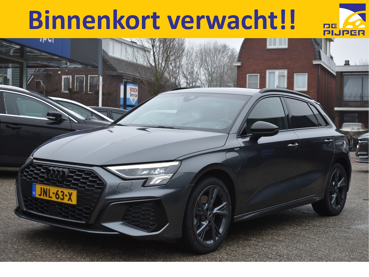 Audi A3 Sportback - 40 TFSI e Advanced edition 204 pk 3x S-Line Daytone grijs | Keyless | Elekt.stoelen | Lede - AutoWereld.nl