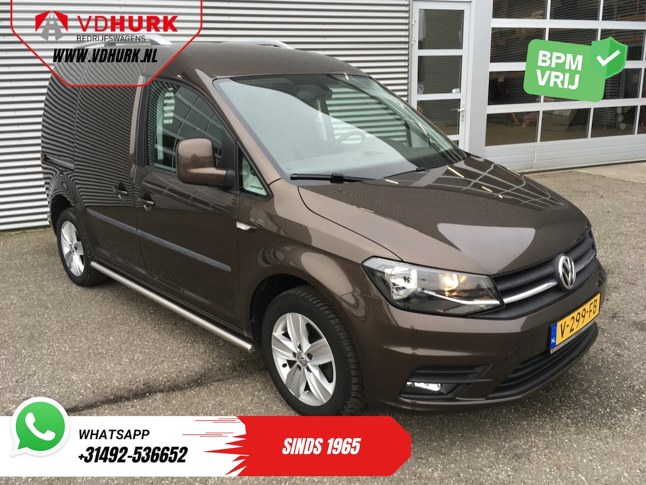 Volkswagen Caddy - 1.6 TDI 105 pk Aut. Highline NL Auto/ DB-Riem V.V./ Carplay/ Climate/ Stoelverw./ Cruise/ - AutoWereld.nl