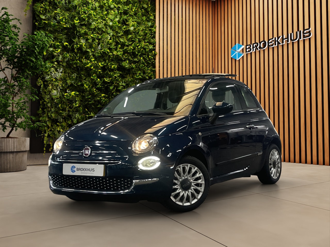 Fiat 500 - 0.9 TwinAir Turbo Lounge | Navigatie | Cruise | DAB | Regensensor | Airco | Pano | 16'' - AutoWereld.nl