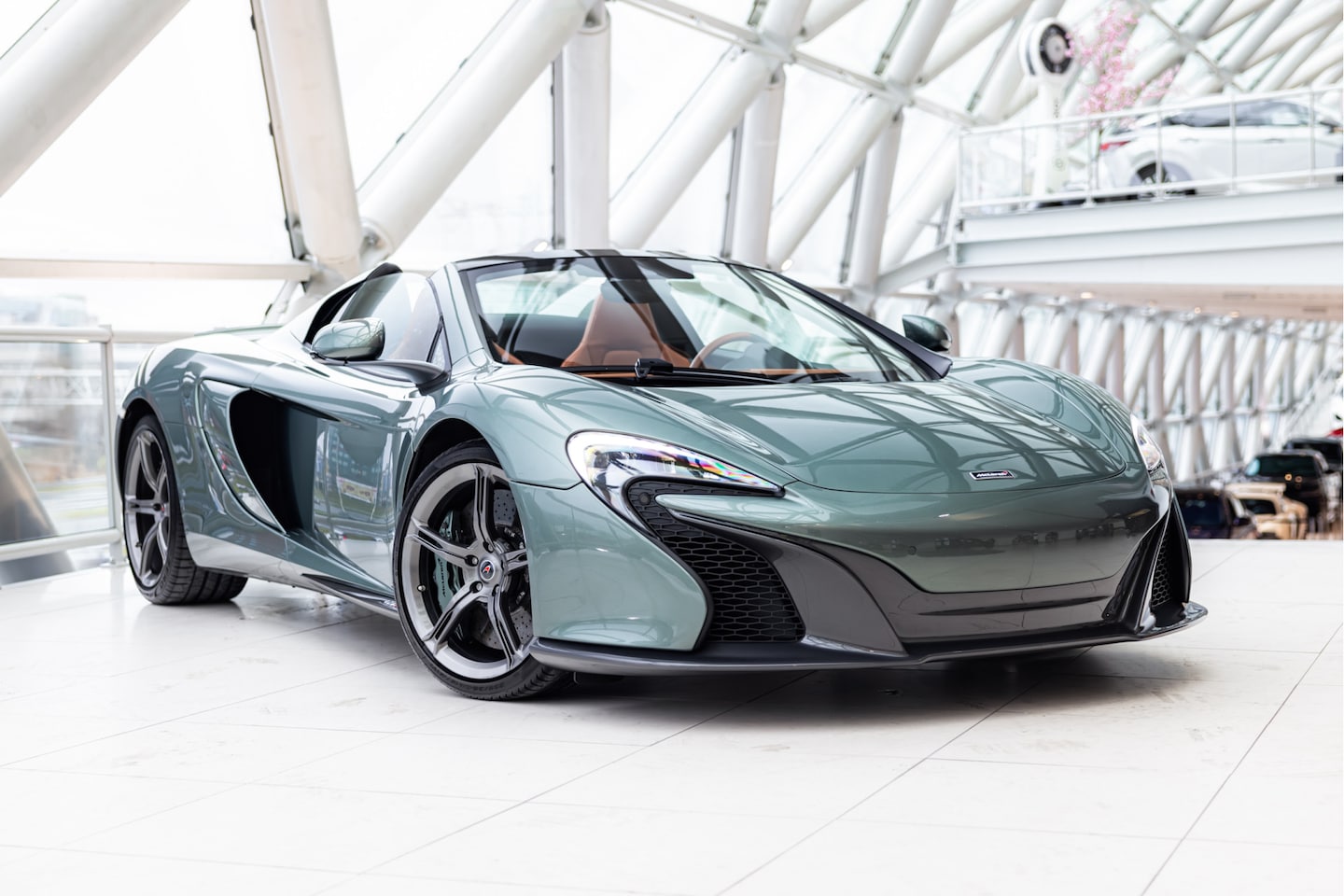 McLaren 650S - 3.8 Spider | MSO | Chiltern Green | Tan Interior | Lift | - AutoWereld.nl
