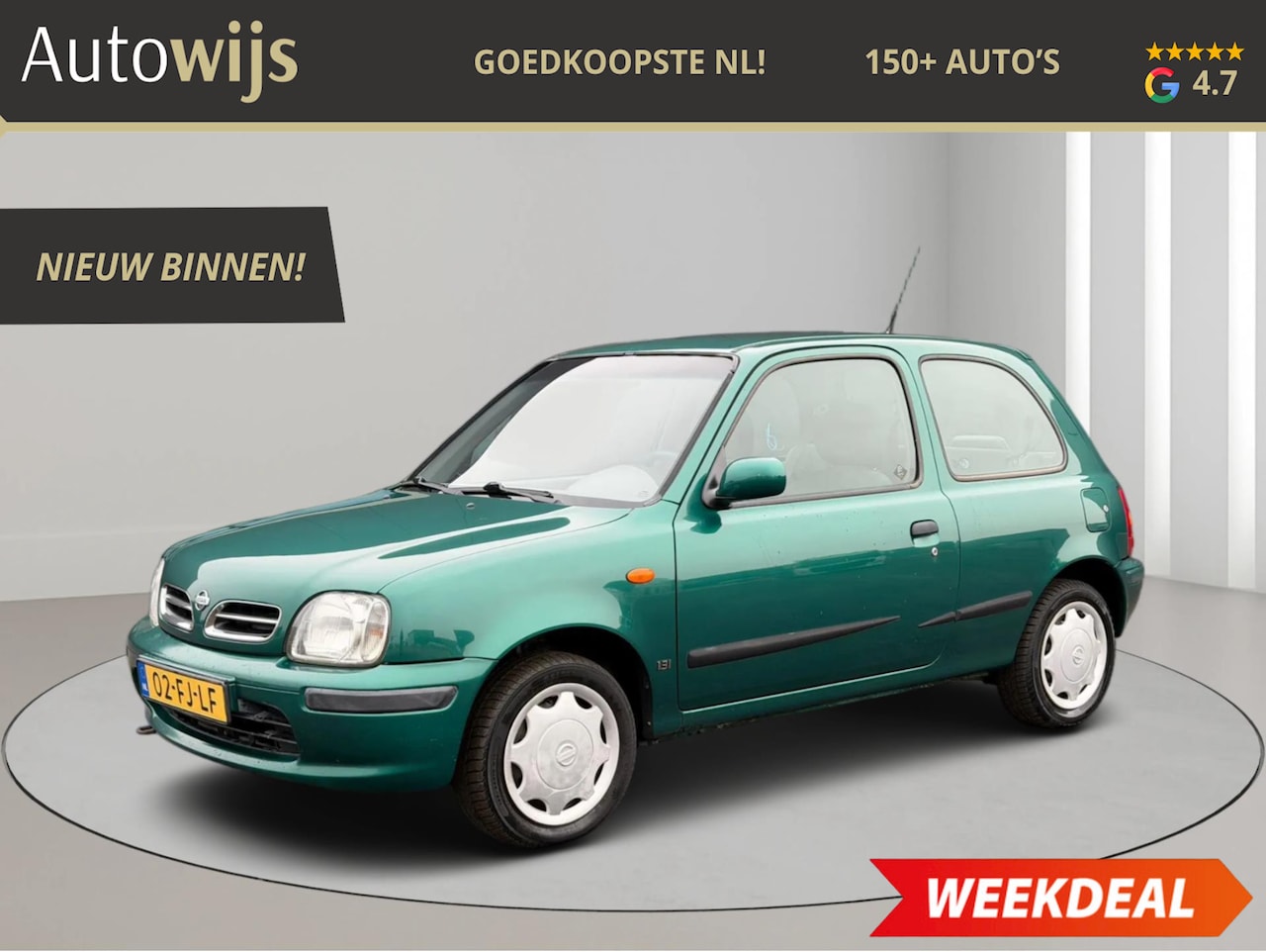 Nissan Micra - 1.3 GX|NL AUTO|GOED ONDERHOUDEN|10-2026 APK - AutoWereld.nl