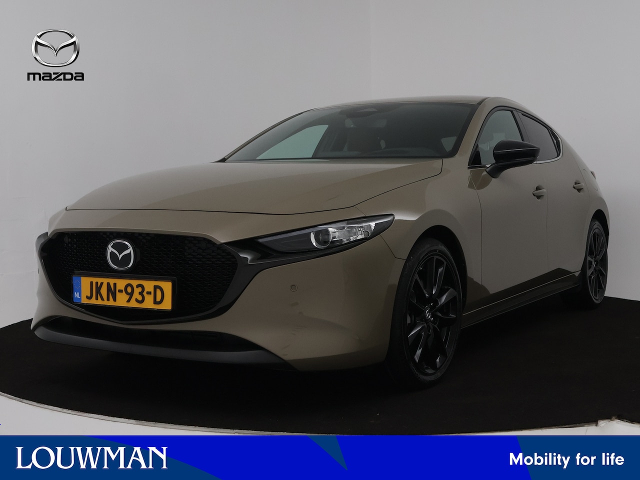 Mazda 3 - 2.5 e-SkyActiv-G M Hybrid 140 Nagisa automaat | Bose | Leder / alcantara | - AutoWereld.nl