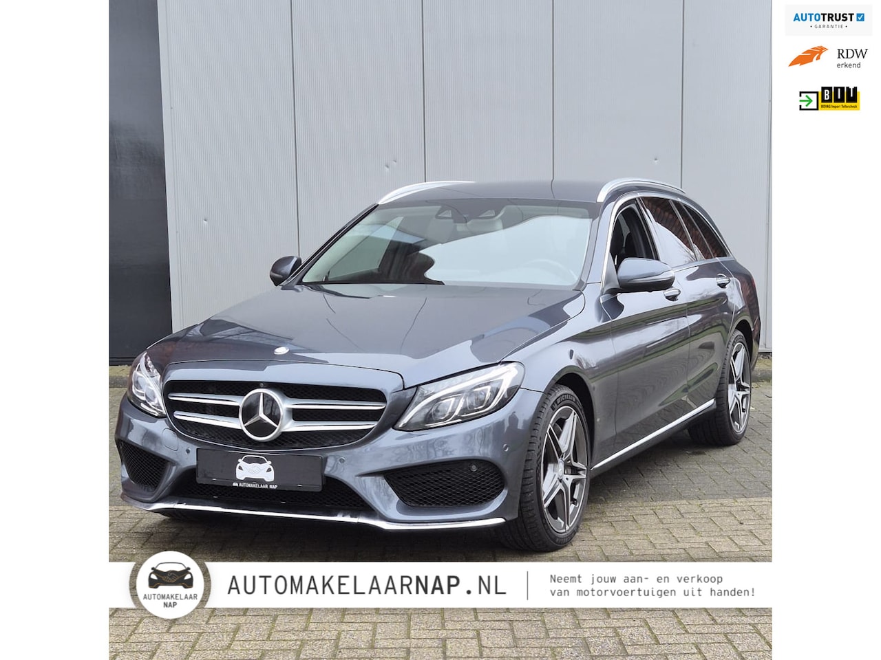 Mercedes-Benz C-klasse Estate - 350 e Lease Edition / Burmester+ 3D Rotatie Glow Tweeters / Head up / Hybride / 360 cam / - AutoWereld.nl