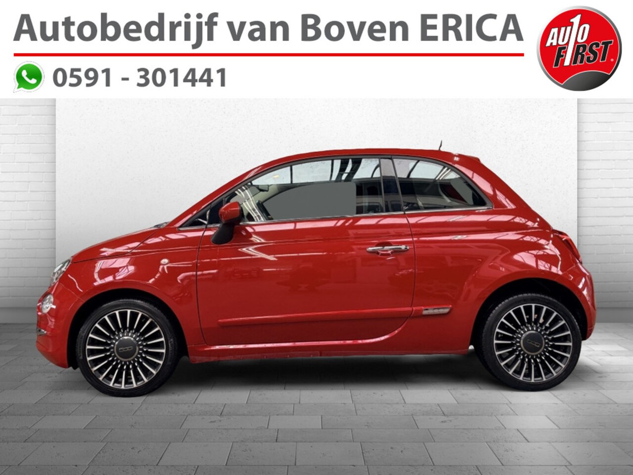 Fiat 500 - 0.9 TwinAir Turbo 80PK Lounge Panodak Cruise Navi - AutoWereld.nl