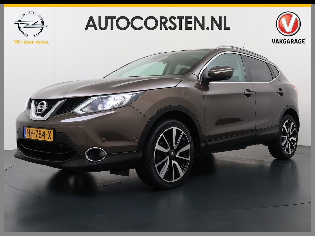 Nissan Qashqai - 1.2T 116PK Tekna Leer Pano-Dak Trekhaak Navi Ecc 360°Camera Cruise Control Pdc Elek.Stoel - AutoWereld.nl