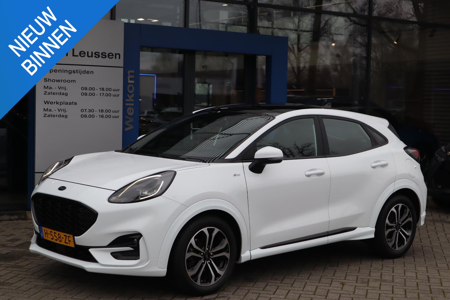 Ford Puma - 125PK HYBRID ST-LINE B&O-AUDIO SCHUIFDAK P-SENSOREN 17" LM-VELGEN NAVI CRUISE - AutoWereld.nl