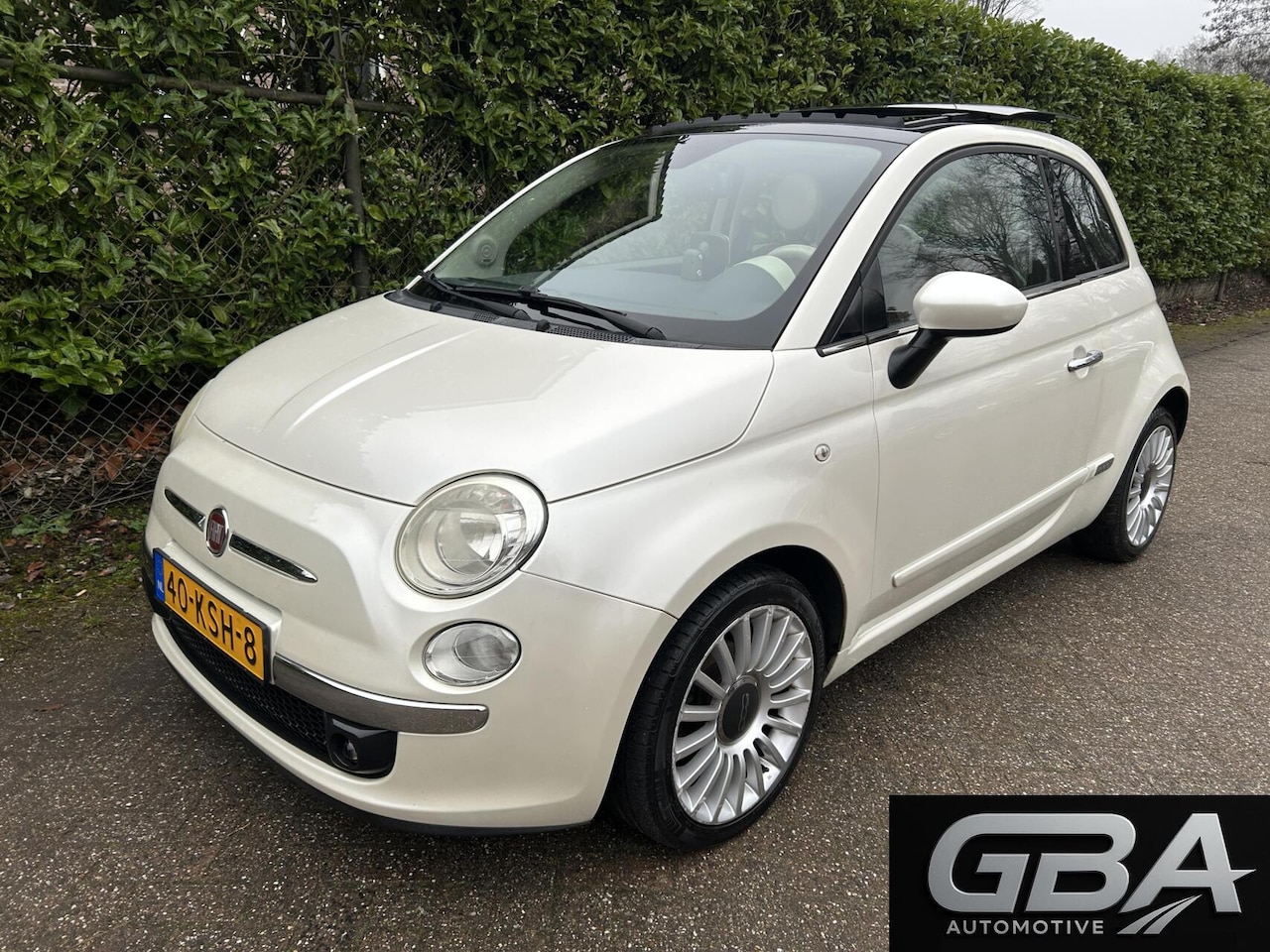 Fiat 500 - 1.2 Lounge Leder PDC Open Panoramadak NIEUWE APK! - AutoWereld.nl