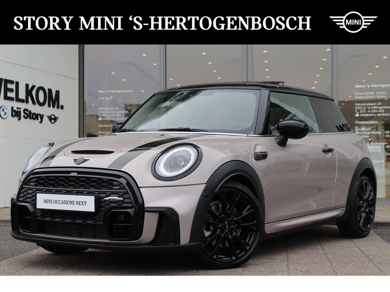 MINI John Cooper Works - Hatchback S Rockingham GT JCW Automaat / Panoramadak / Sportstoelen / Achteruitrijcamera / - AutoWereld.nl