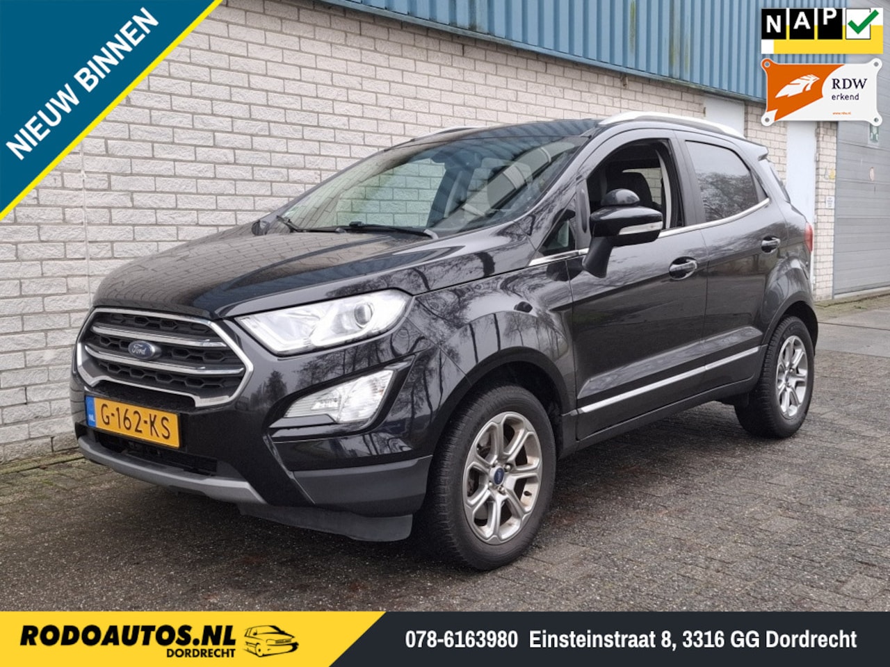 Ford EcoSport - 1.0 EB Titanium Navi/Cruise/PDC ✅ - AutoWereld.nl