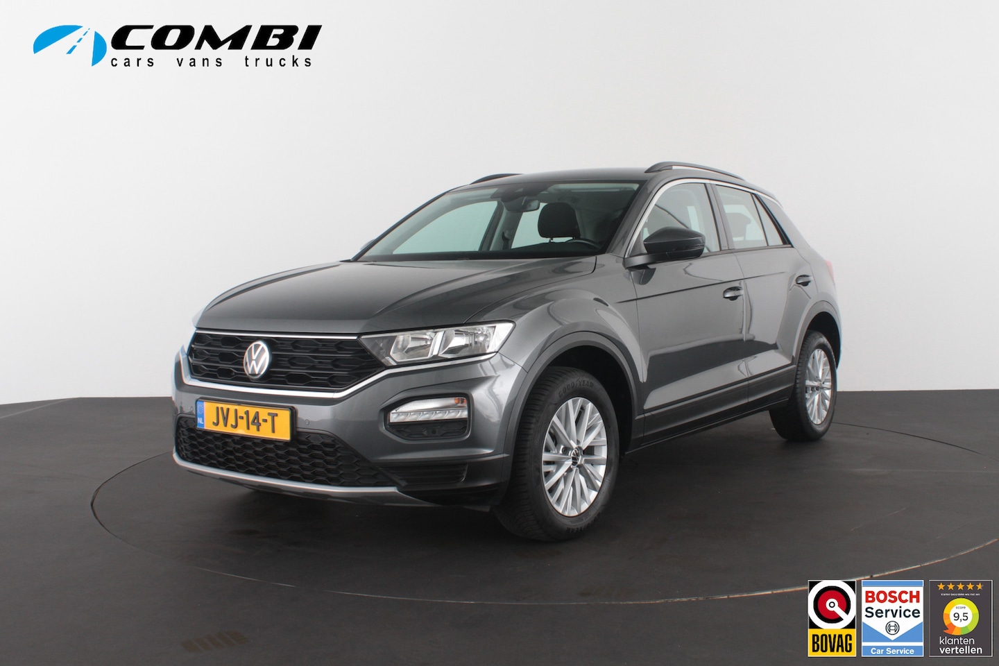 Volkswagen T-Roc - 1.0 TSI Style > 110pk/Kleur Indium Grey/Parkeersensoren/navi/All season banden - AutoWereld.nl