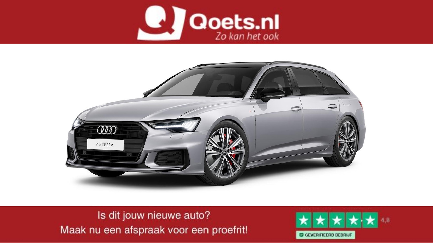 Audi A6 Avant - 55 TFSI e quattro Pro Line S Competition Trekhaak - Panoramadak - Adaptive cruise control - AutoWereld.nl