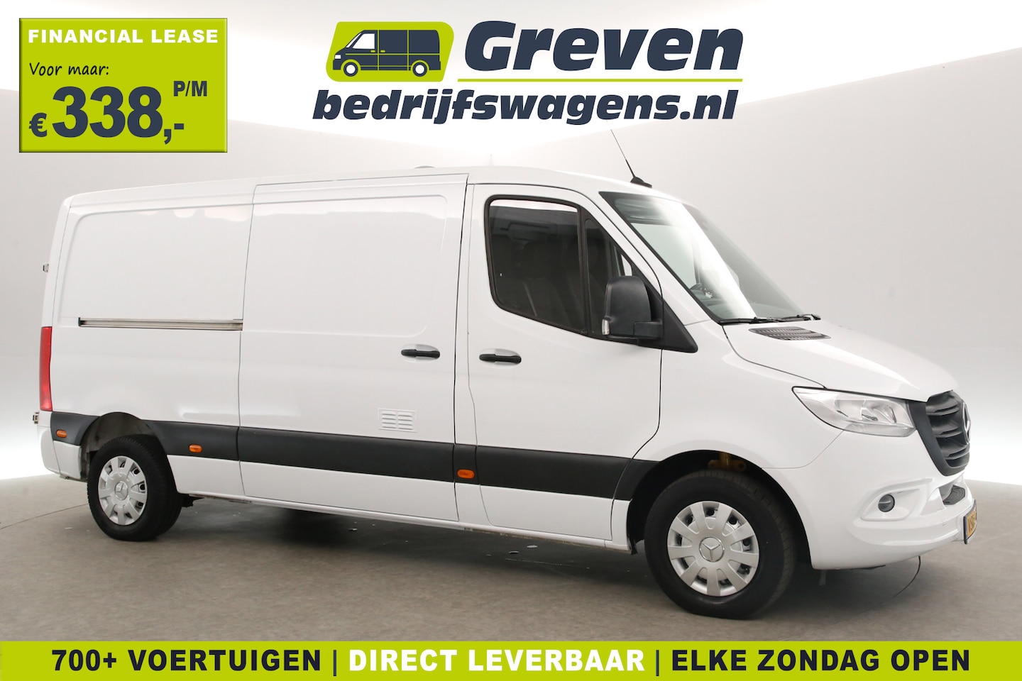 Mercedes-Benz Sprinter - 314 2.2 CDI 143PK L2H1 | MARGE | Airco | Camera | Cruise | 3-Zits | Schuifdeur - AutoWereld.nl