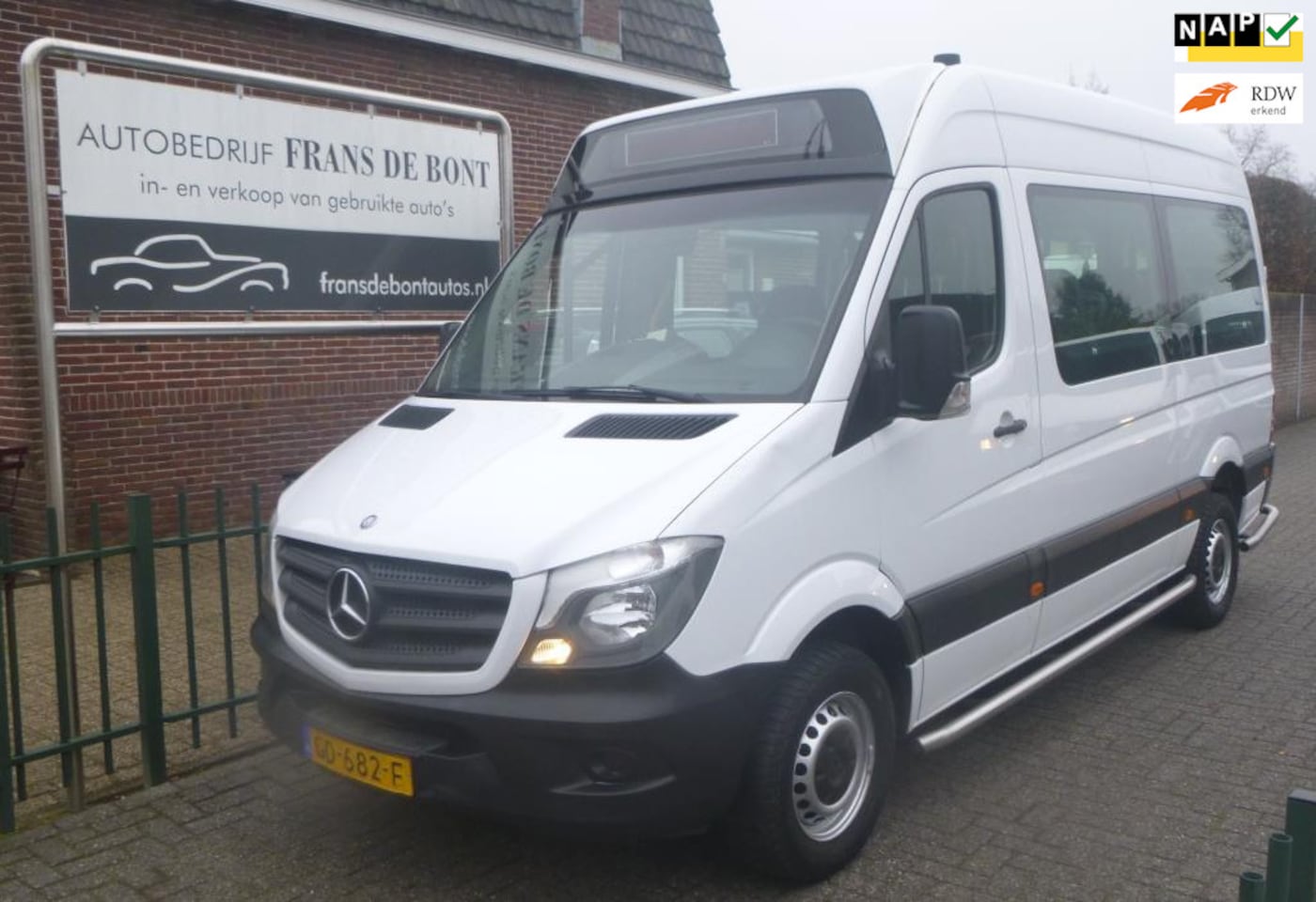 Mercedes-Benz Sprinter - 313 2.2 CDI 366 AIRCO E6 € 7500 EX BTW 9 PERSOONS - AutoWereld.nl