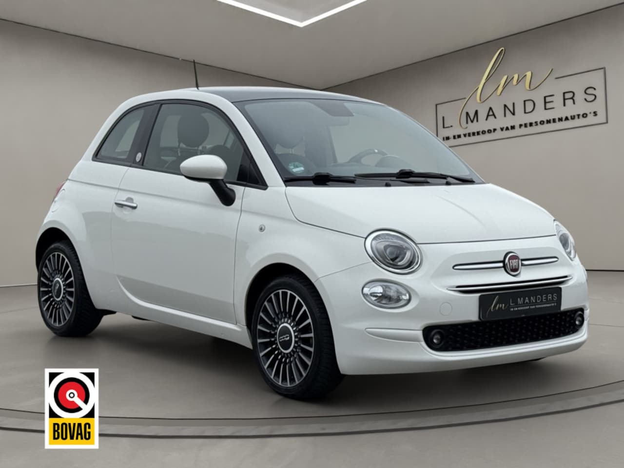Fiat 500 - 1.0 Hybrid Launch Edition 2020 WIT | Panoramadak | Display | PDC - AutoWereld.nl