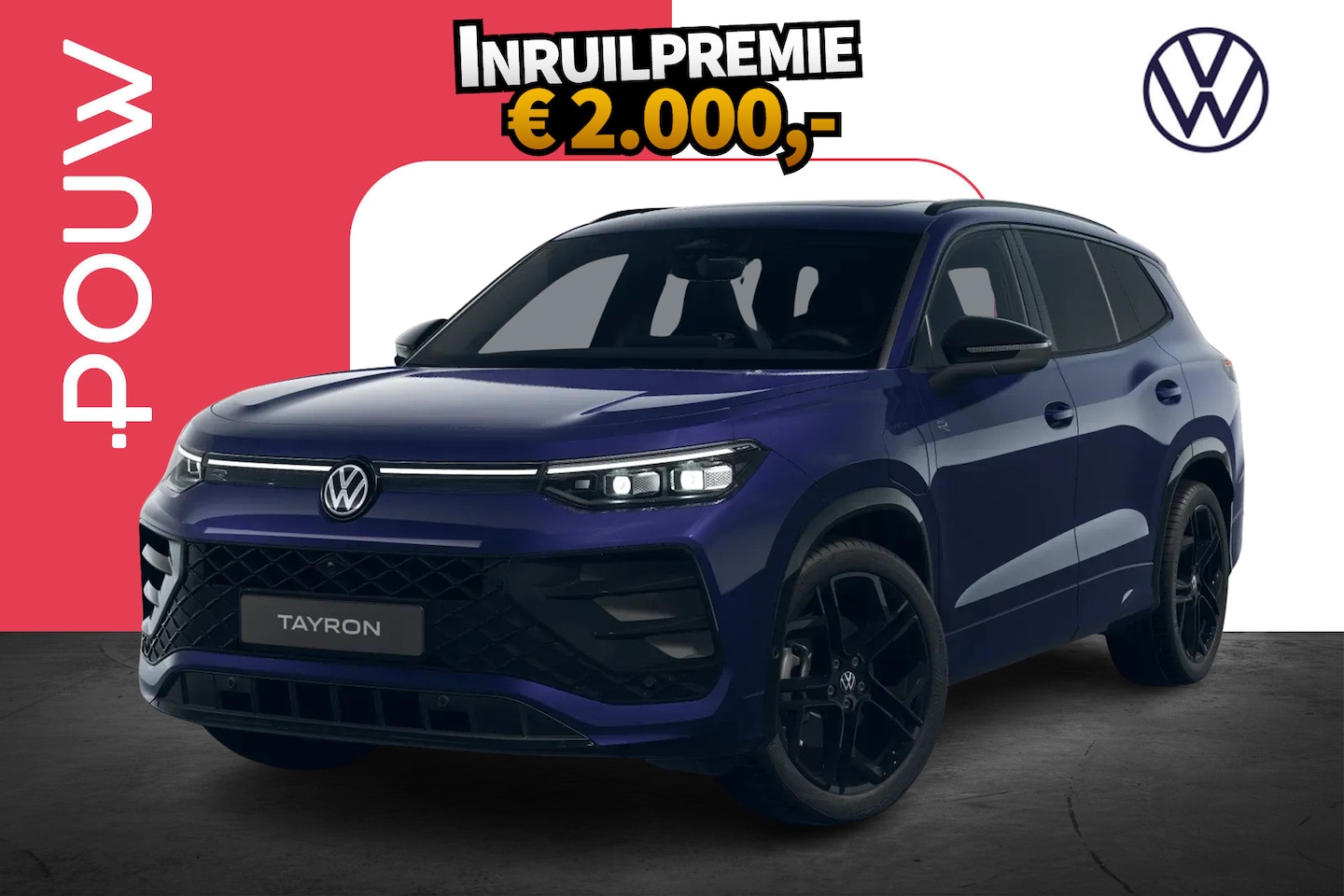 Volkswagen Tayron - 1.5 eHybrid 204pk DSG R-Line Edition | Trekhaak Pakket | Black Style Pakket | Massage - AutoWereld.nl