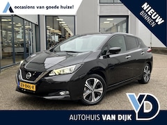 Nissan LEAF - Tekna 40 kWh | NL Auto/2e Eig./Voll.Historie/Leder/Navi/Adapt.Cruise/Clima/Apple CarPlay-A