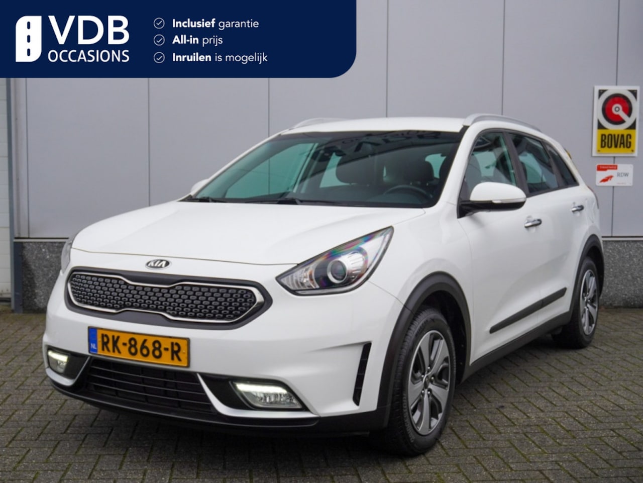Kia Niro - 1.6 GDi H. Dynamic.L Trekhaak | CarPlay | Camera | NAP | Cruise - AutoWereld.nl