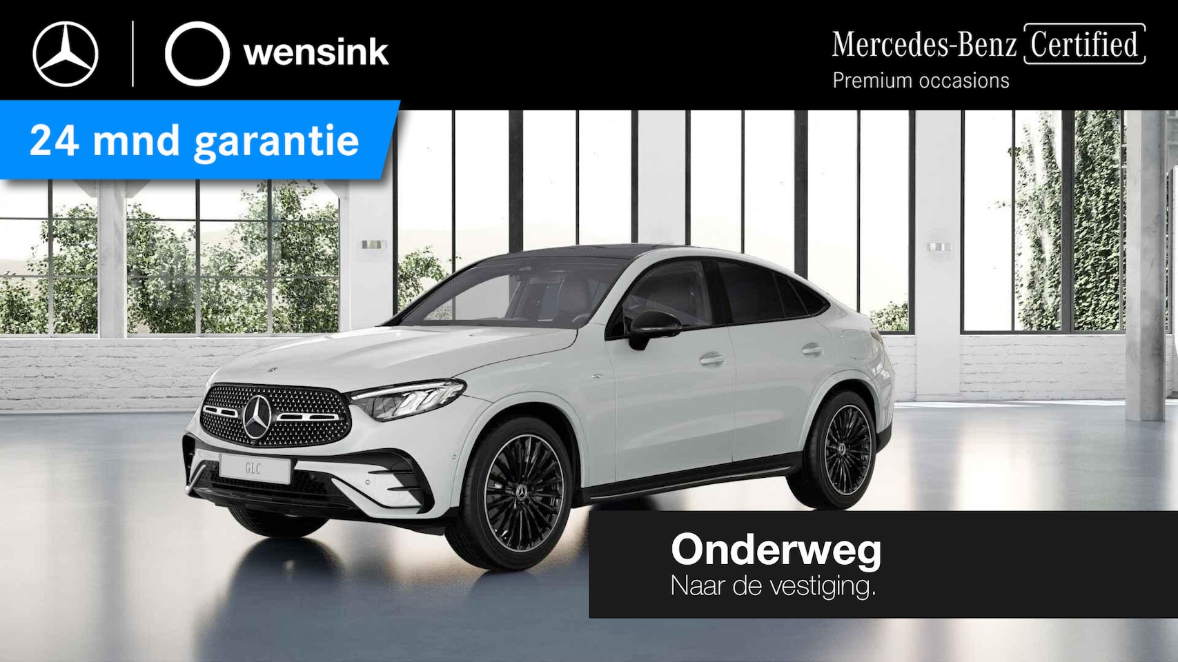 Mercedes-Benz GLC-klasse Coupé - 300e 4MATIC Business Line | AMG | Panoramadak | Trekhaak | Night pakket | 360 camera | - AutoWereld.nl