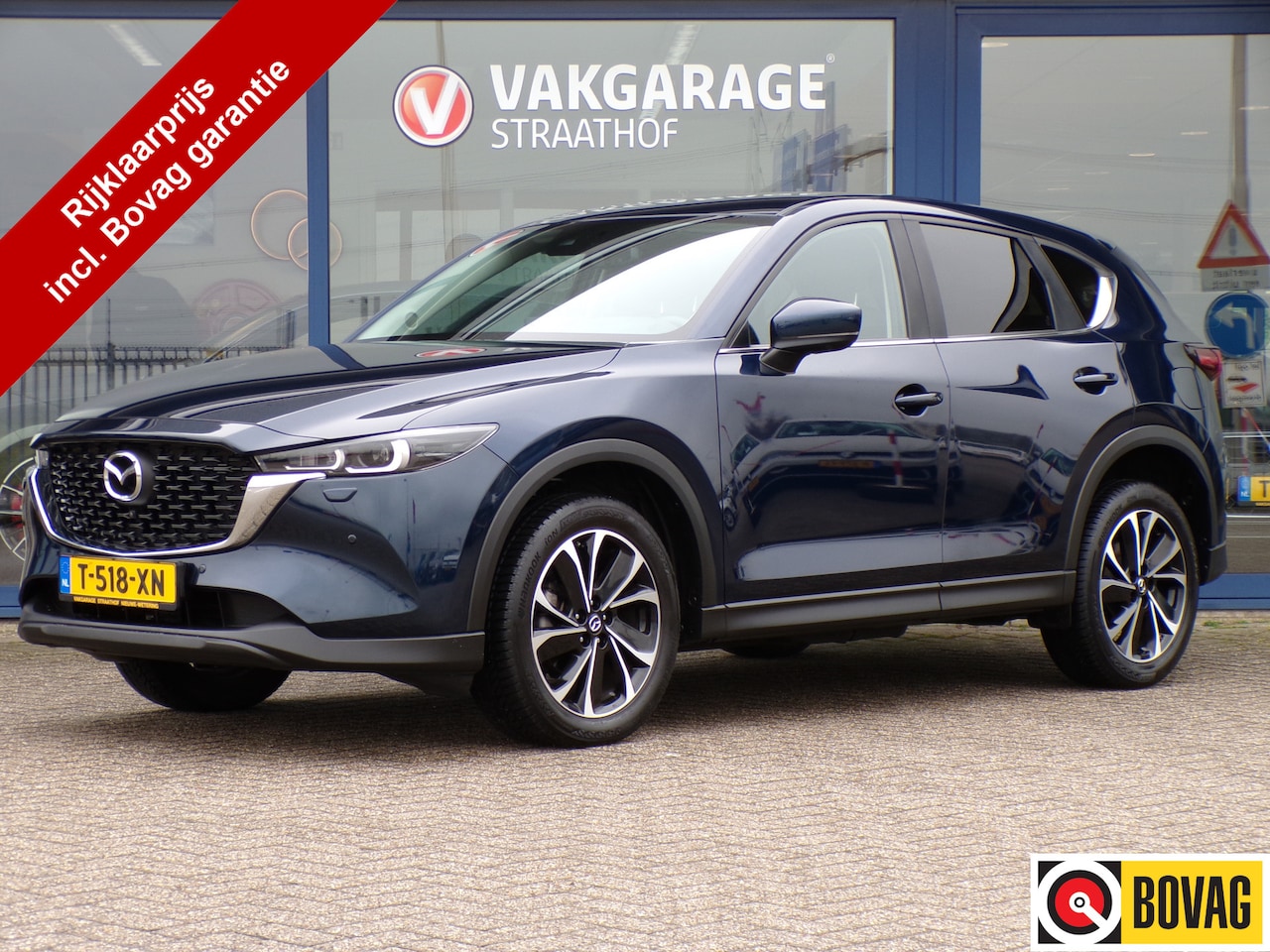 Mazda CX-5 - 2.0 e-SAG M Hybrid 165 Advantage, Afn. Trekhaak / Camera 360 / HUD / Full LED / 19' LMV - AutoWereld.nl