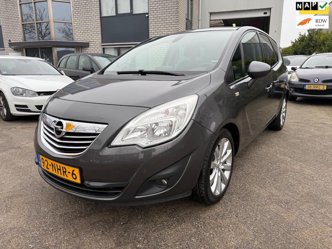 Opel Meriva - 1.4 Turbo Cosmo Clima Trekhaak Leder - AutoWereld.nl
